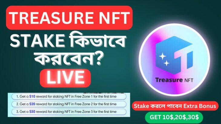 Treasure NFT Stake কিভাবে করবেন | Treasure Stake করলে পাবেন Extra Bonus | Exclusive Stake |