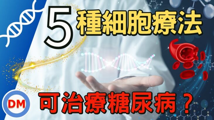 糖尿病治療｜5種細胞治療最新發展與未來展望，比一般傳統療法更厲害的治療方式，或許根治糖尿病己經離我們不遠了【糖老大】