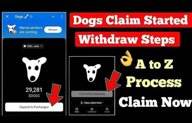 CLAIM NFT STICKERS IN DOGS #crypto #cryptocurrency #trading