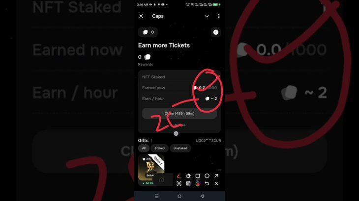Caps New Boinkers Nft | How To Claim Nft in Caps | Recieve A Boinkers Gift Caps New task | Caps Nft