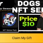 Dogs holiday season Claim gift Nft dogs sticker sell price Dogs Holiday season NFT sticker Sell