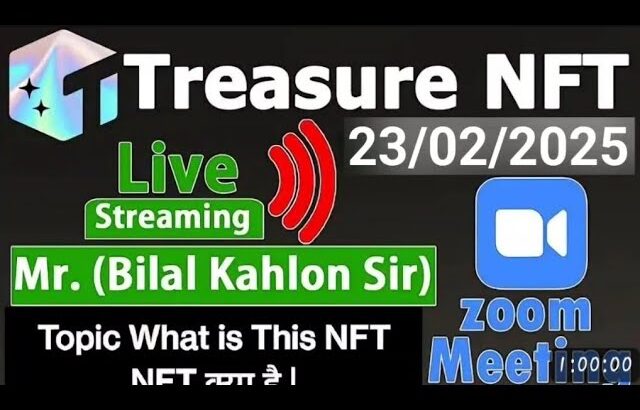 Great Zoom Session by Bilal Kahlon (Head Of Ninjas) of Treasure NFT #treasurenft#zoom#meeting#nft