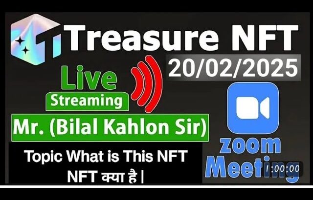 Great Zoom Session by Bilal Kahlon (Head Of Ninjas) of Treasure NFT #treasurenft#zoom#meeting#nft