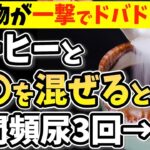 【夜間頻尿必見！】知らないと一生後悔！コーヒーに入れるだけで血糖値&HbA1cが下がる食べ物と命にも関わる最悪なコーヒーの見分け方【夜中にトイレへ起きるあなたへ・糖尿病・高齢者・血糖値】