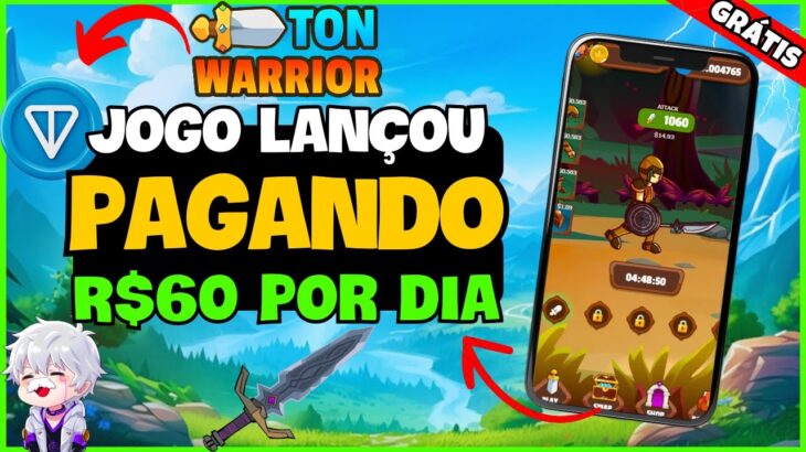 🔥 JOGO NFT GRÁTIS MOBILE de MINERAÇÃO PAGANDO MUITO ! Como GANHAR no TON WARRIOR – FREE TO PLAY