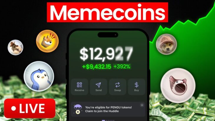 MASSIVE SOL PROFIT LIVE TRADING MEME COINS! 100X MEME COINS TO BUY NOW! LIVE TRADING SOL MEME COINS