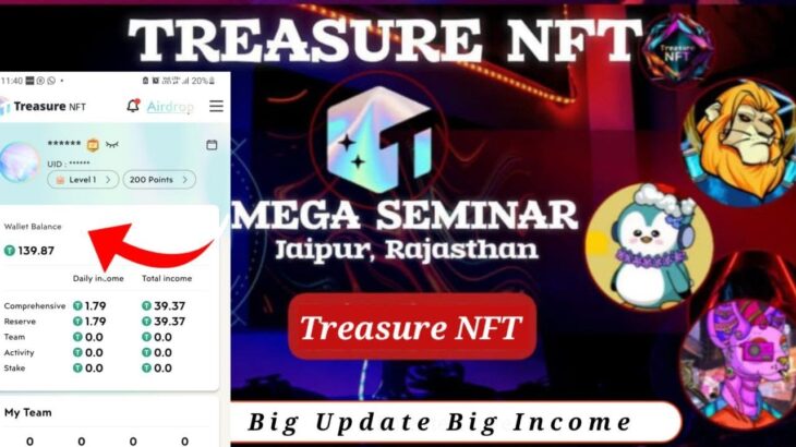 Treasure NFT Business Plan Daily Update I LIVE ZOOM MEETING I लाखों की income  | Payment Proof  |