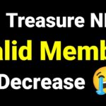 Treasure NFT Valid Member Decrease Update || Treasure NFT Main Valid Member Kam Q Show Karahay hai