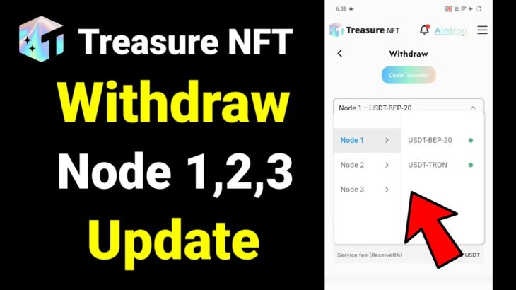 Treasure NFT Withdrawal Node 1, 2, 3 || Complete Treasure NFT Withdrawal Process