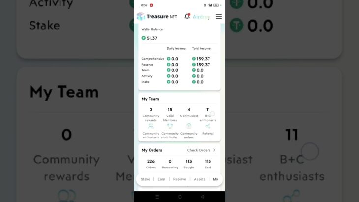 Treasure NFT login problem ❌ #stockmarket