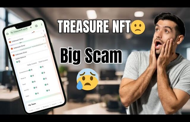 Treasure Nft Today Scam 🚨| Treasure Nft Unknown Error? #nftscam