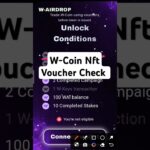 W Coin Airdrop Claim NFT | W Coin Airdrop | W Coin NFT | W Coin Crypto Airdrop Claim