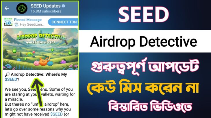 seed airdrop detective | seed new update | seed nft connect wallet