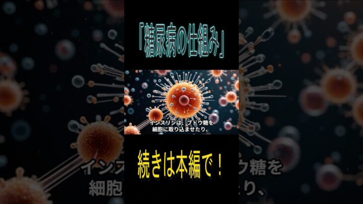 【医師が解説】糖尿病の仕組みと予防法｜原因・症状・治療までわかりやすく解説！ #shorts