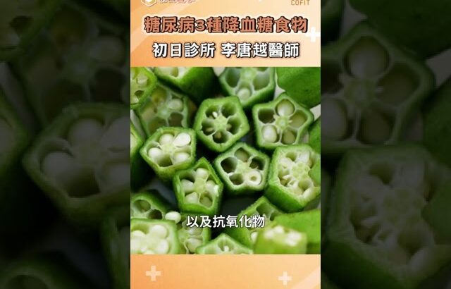 糖尿病必看 三種降血糖食物初日診所李唐越醫師