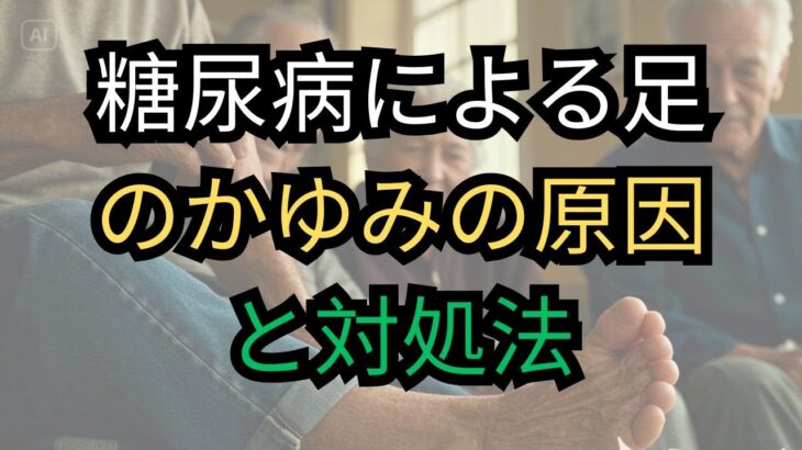 糖尿病による足のかゆみの原因と対処法