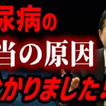 【武田邦彦】糖尿病の真の原因を突き止めた！衝撃のデータを手に入れたので心してご覧ください…