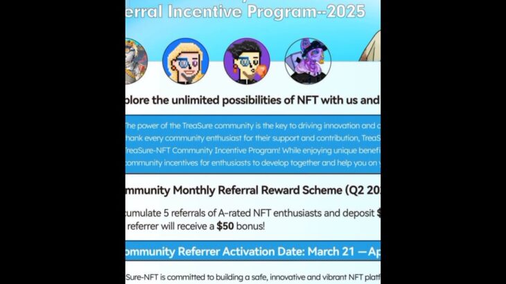 $50 Rewards Updation By Treasure NFT