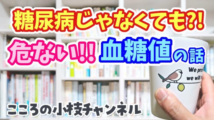 ホントに大丈夫…？糖尿病じゃなくてもいろいろ心配な血糖値の話【こころの小枝チャンネル777】