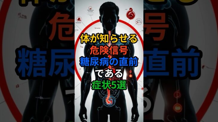 9割が知らない⁈体が知らせる危険信号 糖尿病の直前である症状5選 【健康雑学】【糖尿病・糖尿病予防】