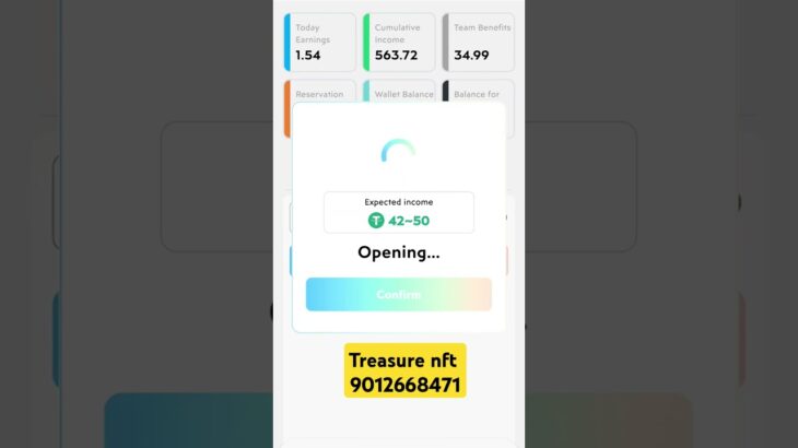 How to trade treasure nft daily earn #nft #treasurenft #earnmoneyonline #earnmoney