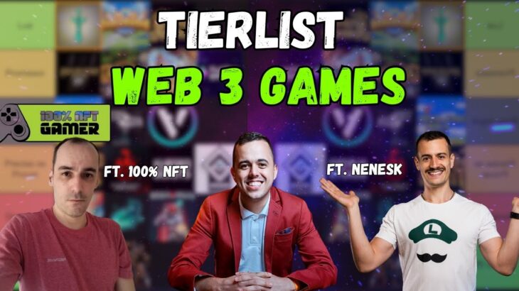 MELHORES JOGOS NFT TIERLIST COM @GustavoNenesk e @100NFTGAMER