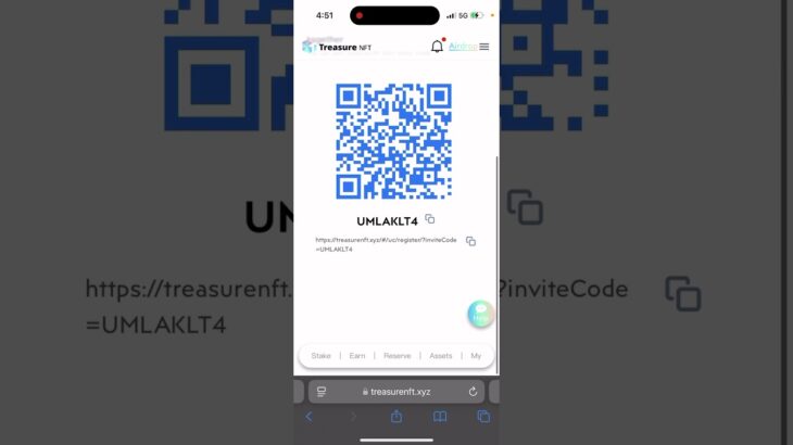 NFT referral code UMLAKLT4 Treasure NFT referral code UMLAKLT4