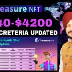 Treasure NFT Salary Update || कितनी Team पर कितनी Salary मिलती है