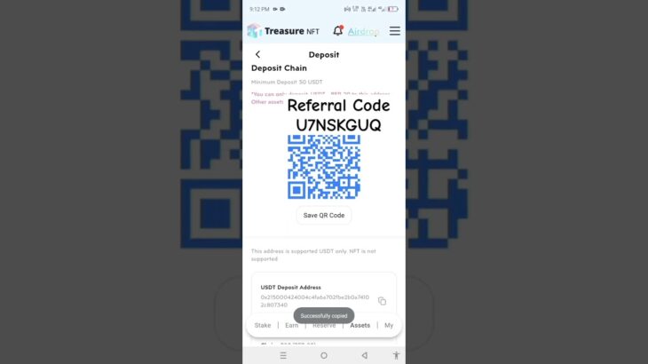 Treasure Nft Deposit Process | Treasure Nft Deposit Process Binance | Treasure Nft Deposit bep20