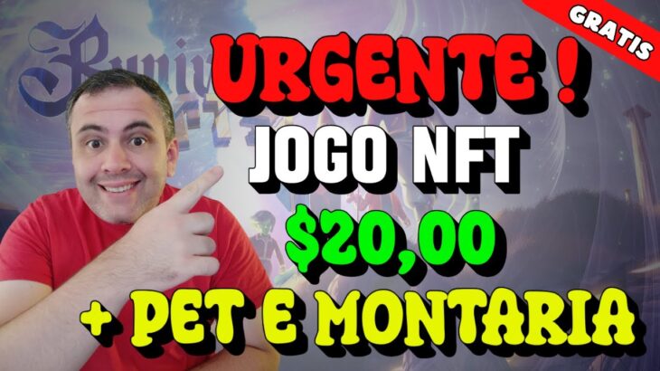 ! URGENTE  ! JOGO FORGOTTEN RUNIVERSE NFT  VAI ABRIR  HOJE –  GANHE $20,00 + PET E MONTARIA GRATIS