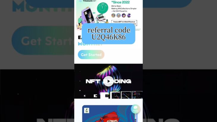 treasure nft referral code problem solving…#trending #video #treasure #nft