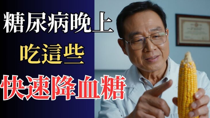 【長壽之道】糖尿病友善晚餐這樣吃！營養師激推3款主食，控糖養生超簡單，遠離肌少症，享晚年幸福！糖尿病健康可以吃的晚上食物，降血糖超快速！
