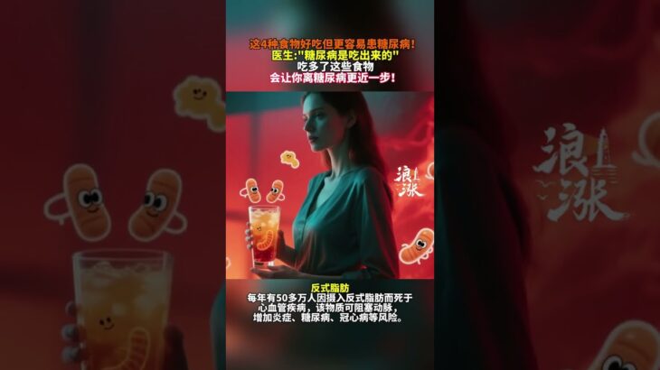 这4种食物好吃但更容易患糖尿病！#科普#糖尿病