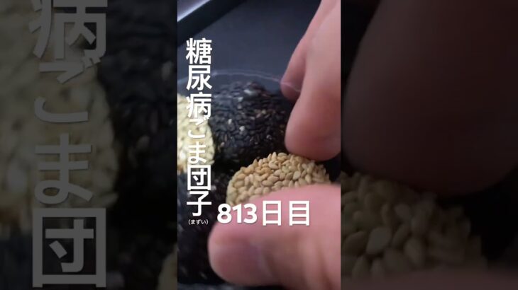 案の定まずい4割引きの乞食ごま団子食べる糖尿病813日目食事記録 #糖尿病 #糖尿病の品格 #food #心筋梗塞 #血糖値 #肥満 #ダイエット #cooking #ごま団子 #乞食 #乞食娯楽