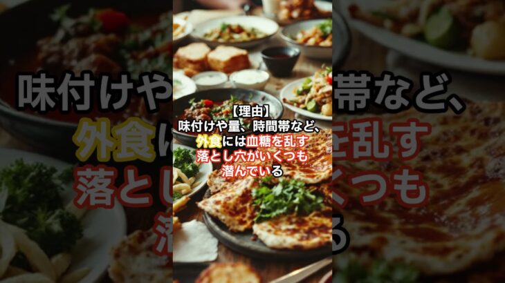 糖尿病が気になる人が外食で気をつけるべきポイント5選#健康 #雑学 #プチ知識 #健康習慣 #やせる #料理 #料理 #健康生活 #グルメ #健康生活 #健康第一