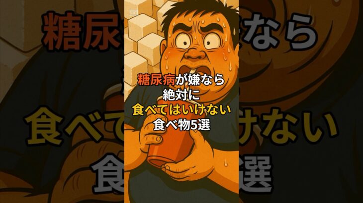 糖尿病が嫌なら食べてはいけない食べ物5選　#健康 #雑学 #糖尿病