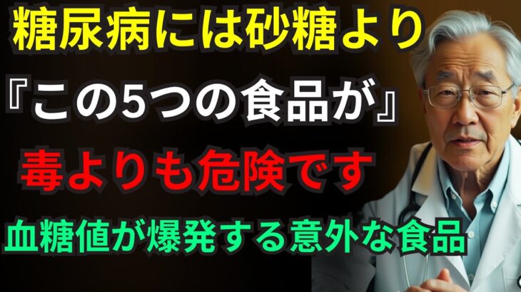 医師が暴露！糖尿病は砂糖より危険な5つの食品と血糖値対策の秘密
