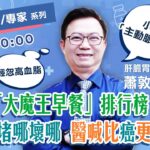 研究曝「吃對早餐」：糖尿病風險降59％！名醫蕭敦仁揭「早餐大魔王」：「選錯早餐」恐害腦部缺血！＂１類吐司＂比漢堡還可怕！譚敦慈揭「日吃３蛋」：能降＂壞膽固醇＂ ｜祝你健康