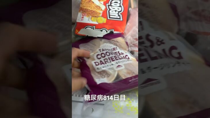 シャトレーゼのクッキーダージリンティーアイスのクッキー全く入ってなくて草　糖尿病814日目食事記録 #糖尿病 #food #japanesefood
