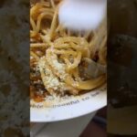 ミートソースパスタ食べた824日目 #糖尿病
