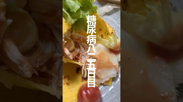 コーンフラワーでトルティーヤ作りたかったけどホワホワのマズマズだった糖尿病825日目食事記録 #糖尿病