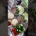 肉米野菜定食食べた827日目食事記録 #糖尿病