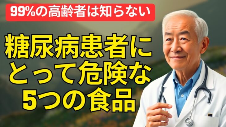 91歳の医師が警告！糖尿病患者が絶対避けるべき、砂糖より危険な5つの食品｜血糖値急上昇の『隠れた敵』を今すぐ知って！