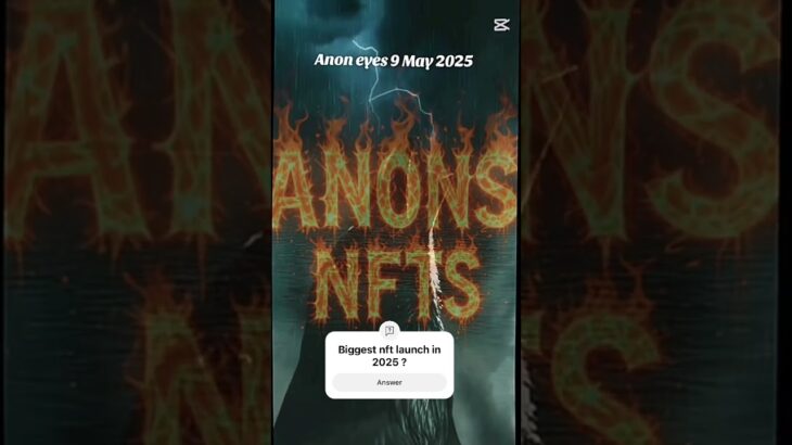 Anon eyes nft collection 9 may 2025 . Vault backed NFTs with hidden prizes . #liquidity #anonnft