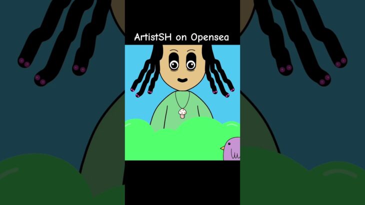 ArtistSH on Opensea #colorful #art #arts #nft #youtubeshorts 👀👀👀