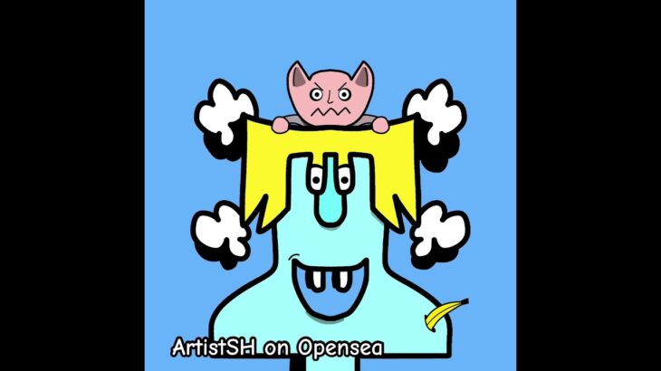 ArtistSH on Opensea #nft #cryptoart #draw #gallery #sweden #youtubeshorts 🤓😎