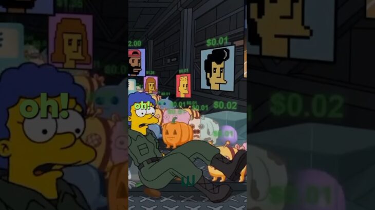 Bart se convirtió en NFT y vale más que la casa Simpson ! #wanya #dinero #lossimpsons #bitcoin #nft