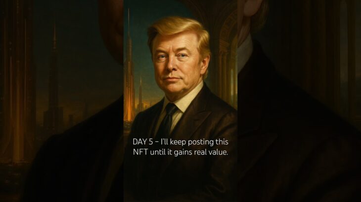 DAY 5 – I’ll keep posting this NFT until it gains real value #steam #nft #elonmusk #trump #trumpmeme