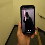 Darth Vader (#StarWars) #VeVe #NFT in #AugmentedReality #raybanmeta