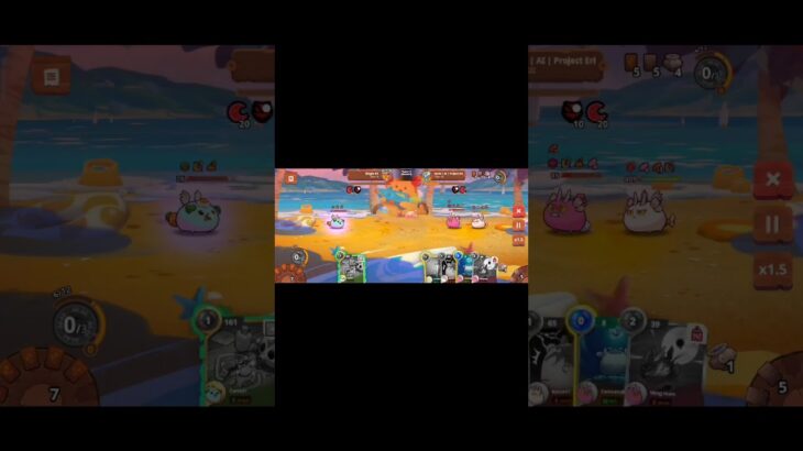 GETTING DESTROYED #axie #axieph #gaming #gameplay #nft #axieinfinity #fyp #shorts #youtube #games
